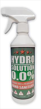 RSA HAND SANITISER HYDRO SOLUTION NON ALCOHOL  500ML