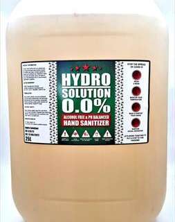 Rsa Hand Sanitiser Hydro Solution Non Alcohol 20Ltr