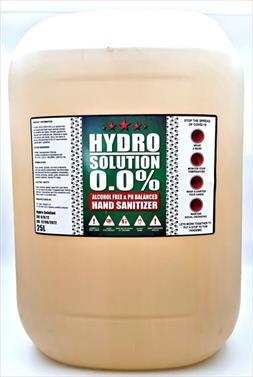 Rsa Hand Sanitiser Hydro Solution Non Alcohol 20Ltr
