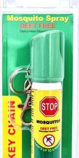 MOSQUITO STOP MOZZIE SPRAY KEY CHAIN BLIST PACK