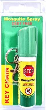 MOSQUITO STOP MOZZIE SPRAY KEY CHAIN BLIST PACK