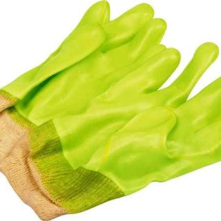 GLOVE SABS PVC K/WRIST H/VOS 27CM P/P