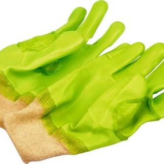 GLOVE SABS PVC RF K/WRIST H/VOS 27CM P/P