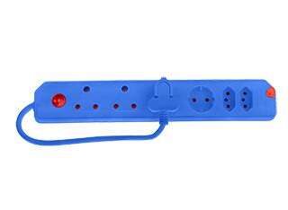 MULTIPLUG 6WAY 3X16A 2X5A 1XSCH BLUEXXX