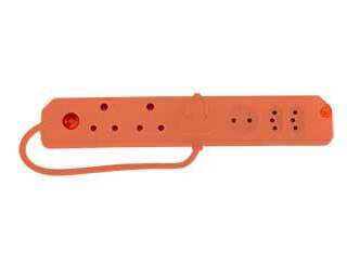 MULTIPLUG 6WAY 3X16A 2X5A 1XSCH ORANGEXX