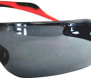 SPECTACLE MATSAFE BLK/RED DUAL FR SMOKED