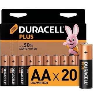 Batteries Duracell Plus Aa P20 Box/10