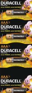 BATTERIES DURACELL STRIPS 6X1 AAA P/20