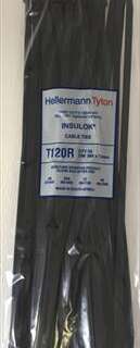 CABLE TIES BLACK 388MM*7.8MM PACK 50 T120R