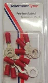 TERMINAL PP INS RING 6.5MM PKT10 PRPK1