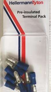 Terminal Pp Insul Male Bullet Conn 4Mm Pkt8 Prpk25