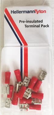 Terminal Pp Insul Fem Discon 4.75X0.5Mm Pkt10 Prpk33