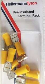 Terminal Pp Insul Fem Discon 6.35X0.8Mm Pkt8 Prpk35