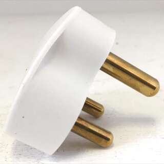 PLUG TOP 16A 3 PIN WHITE  MIIT10