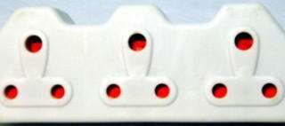 PLUG ADAPTOR R20 3X16A 3 PIN PLUG IN