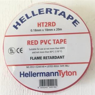 TAPE INSULATION PVC  FLAME RETARD 20MT RED