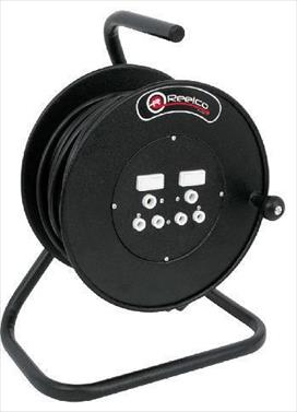 EXTENSION REEL METAL 2X16A NO CABLE