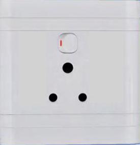 SWITCH SOCKET 4*4 SINGLE S001