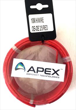 Wire Housewire Prepack  Red 2.5Mm X 10Met