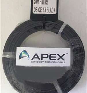 Wire Housewire Prepack  Black 2.5Mm X 20Met