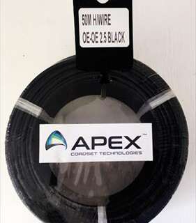 Wire Housewire Prepack  Black 2.5Mm X 50Met