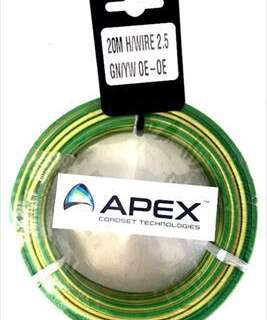 Wire Housewire Prepack Green/Yel 2.5Mm X 20Mt