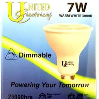 GLOBE DOWNLIGHT LED GU10 DIMMABLE 7W WARM/W 30000K 400L