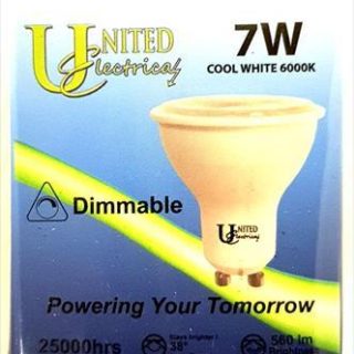 Globe Downlight Led Gu10 Dimmable 7W Cool/W 60000K 400L