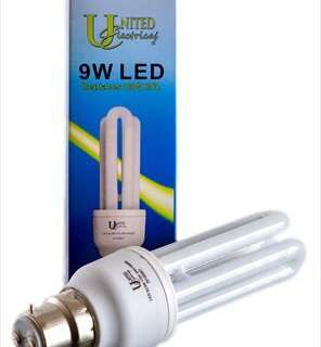 GLOBE E27 LED 9W 3U UNITED ES COOL WHITE