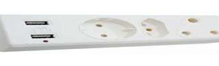 PLUG ADAPTOR 3 WAY WITH USE UAD - 03USB