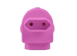 ADAPTOR TWIN EURO PINK E-MATE XXX