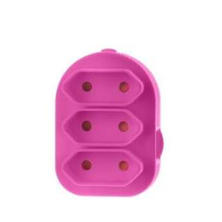 ADAPTOR TRIPLE EURO PINK E/MATE