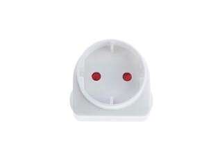 ADAPTOR SCHUKO WHITE E/MATE