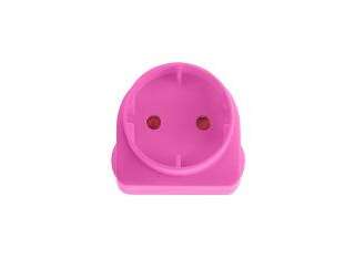 Adaptor Schuko Pink E/Mate