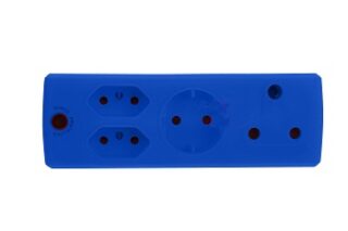 ADAPTOR 1X16A+2X5A+1XSK BLUE E/MATE XXX