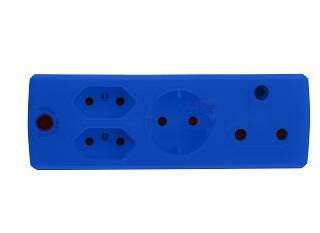 ADAPTOR 1X16A+2X5A+1XSK BLUE E/MATE XXX