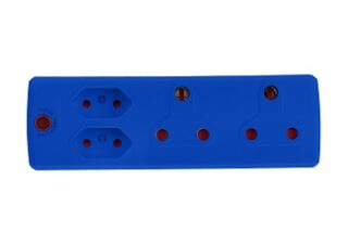 ADAPTOR 2X16A+2X5A BLUE E/MATE XXX