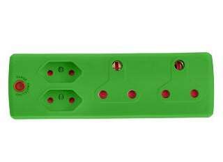 ADAPTOR 2X16A+2X5A GREEN E/MATE XXX