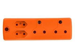 ADAPTOR 2X16A+2X5A ORANGE E/MATE XXX