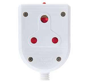 COUPLER JANUS NYLON DOUBLE WHITE LED