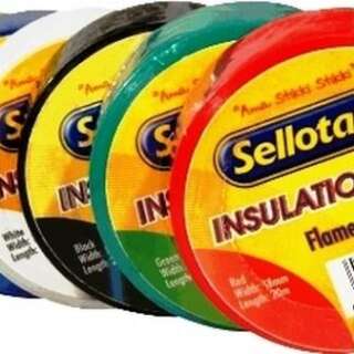 TAPE SELLO INSULATION 18X20M BLACK