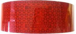 TAPE REFLECTIVE MTS 50M RED X50MM