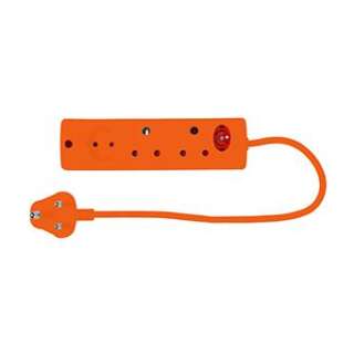 MULTIPLUG 3WAY ORANGE E/MATE