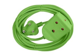 EXTENSION LEAD 16A  5M GREEN E/MATE XXX