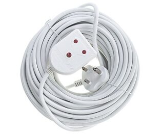 EXTENSION LEAD 16A 20M WHITE E/MATE