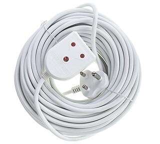 EXTENSION LEAD 16A 20M WHITE E/MATE