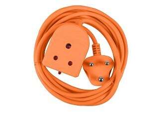 EXTENSION LEAD 10A  3M ORANGE E/MATE
