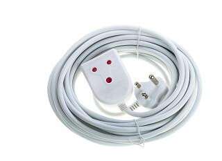 EXTENSION LEAD 10A 10M WHITE E/MATE