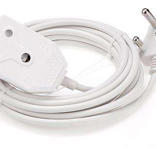 EXTENSION LEAD MTS  5MX1.0MM WHITE