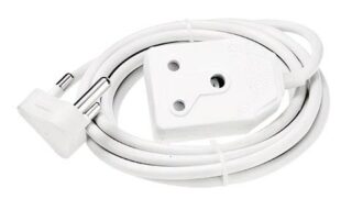 EXTENSION LEAD MTS  3MX1.5MM WHITE